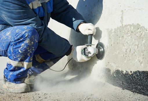 travaux de finition de béton